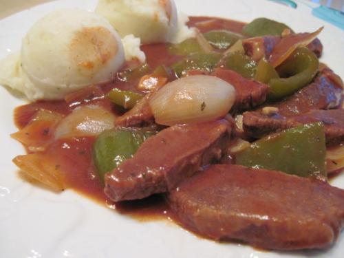 Pepper steak a la mijoteuse de Corralou | Photo de Corralou