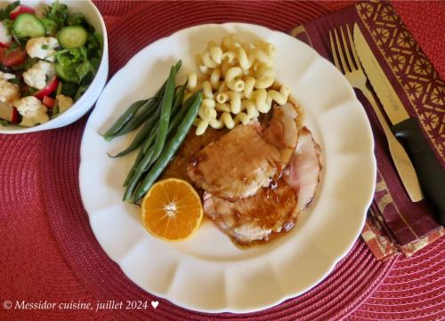 Petit rôti de porc laqué à l'orange + de Messidor | Photo de Messidor