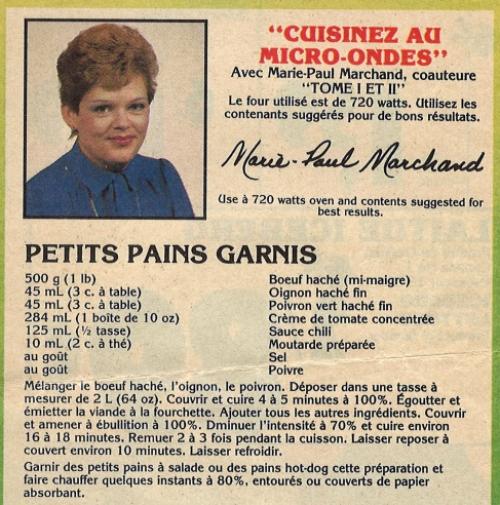 Petits pains garnis au micro-ondes de Marie-Paul Marchand | Photo de PassionRecettes