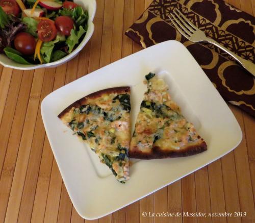 Pizza express au crémeux de chèvre et saumon fumé + de Messidor | Photo de Messidor