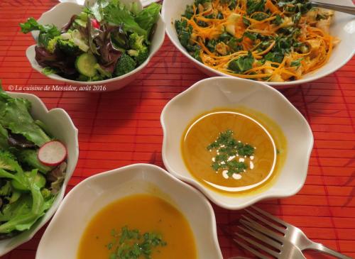 Potage aux lentilles aux épices + menu canicule de Messidor | Photo de Messidor