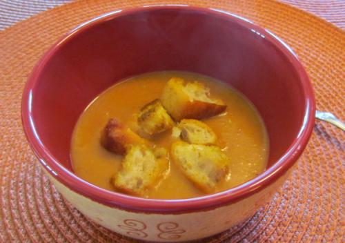 Potage de lentilles rouges aux carottes grillées de Messidor | Photo de Messidor