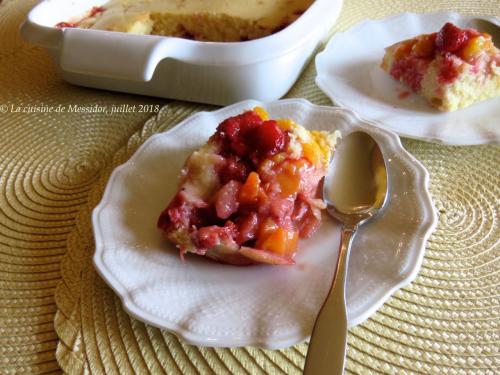 Pouding fraises et nectarines + de Messidor | Photo de Messidor