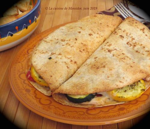 Quesadillas aux légumes grillés de Messidor | Photo de Messidor