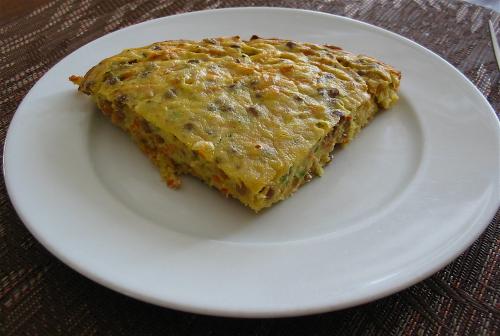 Quiche sans croûte aux légumes et aux lentilles de Messidor | Photo de Messidor