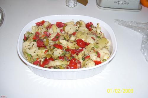 Salade d'artichauts et de coeurs de palmier | Photo de Callyoe