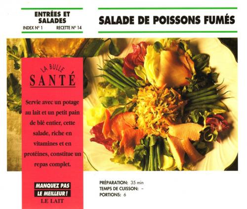 Salade de poissons fumés de Bon Appétit | Photo de PassionRecettes