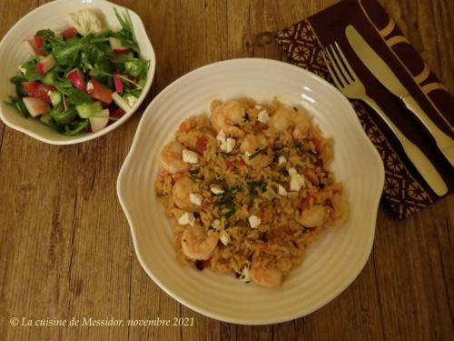 Sauté de crevettes à la grecque + de Messidor | Photo de Messidor