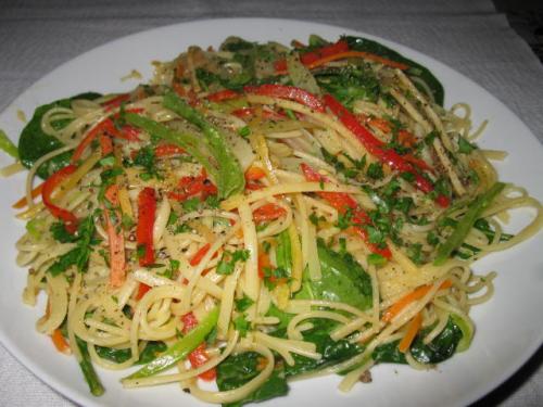 Spaghettis «carbonara» aux légumes de Beaubarbu | Photo de Beaubarbu