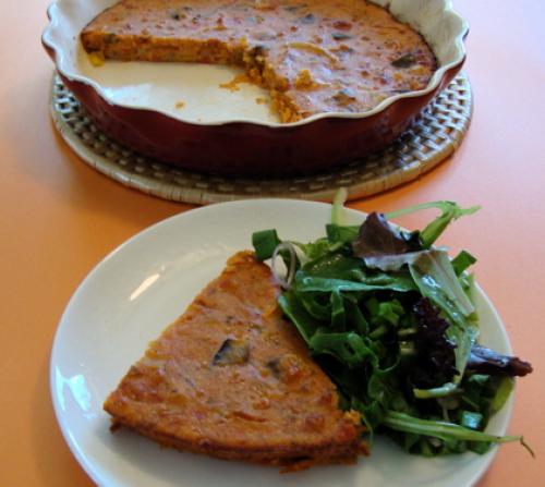 Tarte méditerranée aux légumes de Messidor | Photo de Messidor