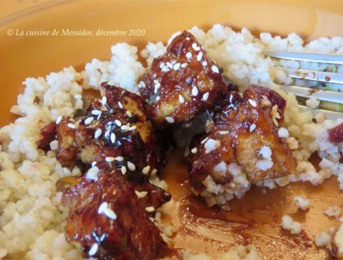 Tofu caramélisé au sésame + de Messidor | Photo de Messidor