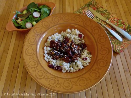 Tofu caramélisé au sésame + de Messidor | Photo de Messidor