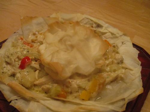 Tourte à la dinde en phyllo de Corralou | Photo de Corralou