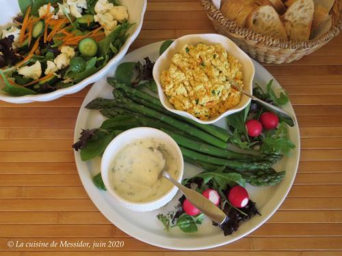 Assiette gourmande légère, un ingrédient à deviner de Messidor | Photo de Messidor