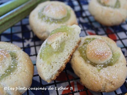 Biscuits fourrés à la rhubarbe de Esther B | Photo de Estherb