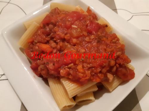 Bolognaise végé à la mijoteuse de Bedon Gourmand | Photo de Bedon gourmand