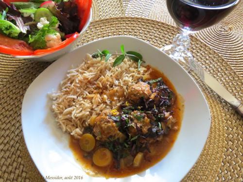 Boulettes de veau, sauce à l'italienne de Messidor | Photo de Messidor