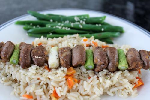 Brochettes de coeurs de poulet à la japonaise de Nell | Photo de Nell