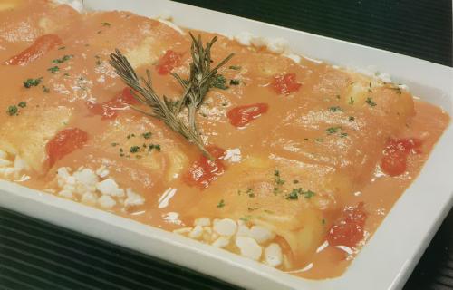 Cannelloni à la crème rosée de Qu'est-Ce Qu'on Mange | Photo de PassionRecettes