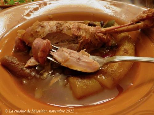 Cassoulet de dindon et saucisses de canard + de Messidor | Photo de Messidor