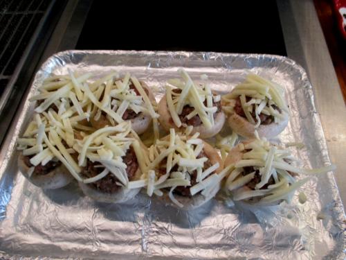 Champignons farcis à la viande de Louise B. | Photo de Louise b.