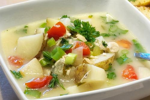 Chaudrée de pommes de terre et de poulet à l'instant pot de Mireille | Photo de Mireille