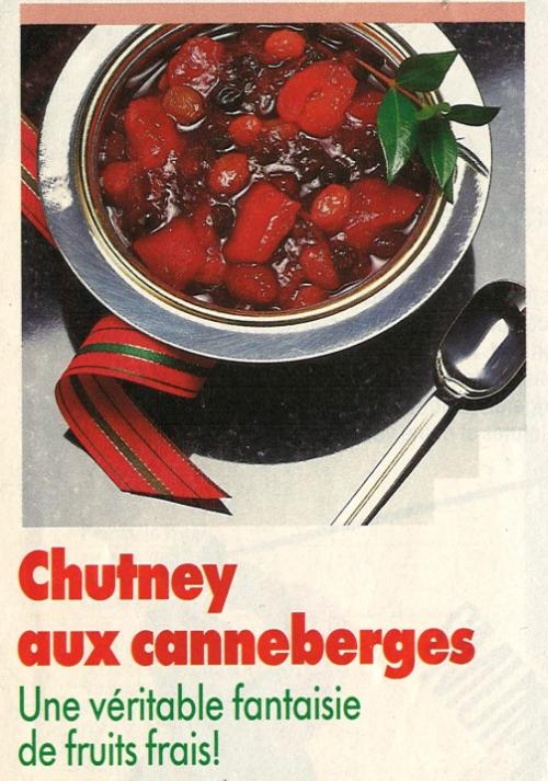 Chutney aux canneberges de Métro | Photo de PassionRecettes