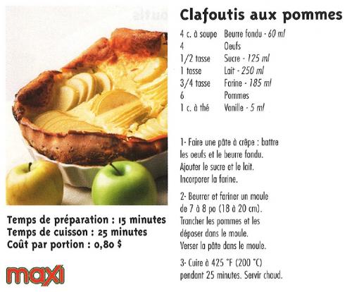 Clafoutis aux pommes de Maxi | Photo de PassionRecettes