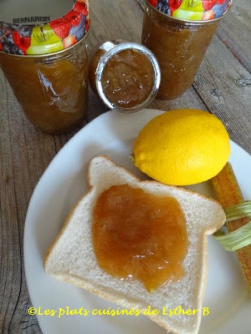 Confiture à la rhubarbe de Esther B | Photo de Estherb