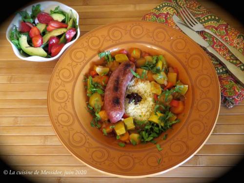 Couscous aux saucisses de canard de Messidor | Photo de Messidor