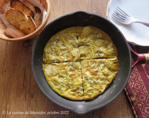 Crêpette de sarrasin aux pommes et au bleu + de Messidor | Photo de Messidor