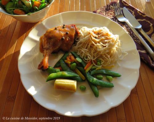 Cuisses de canard braisées à l'asiatique + de Messidor | Photo de Messidor