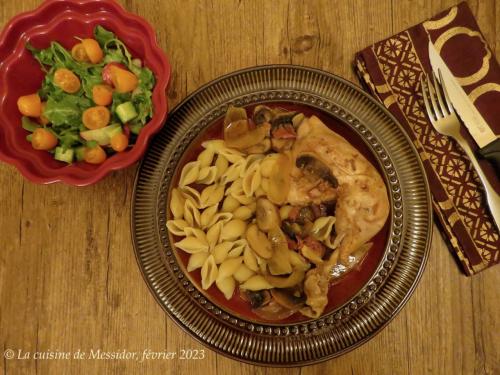 Cuisses de poulet chasseur + de Messidor | Photo de Messidor