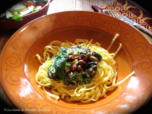 Escargots au pesto velouté sur pâtes + de Messidor | Photo de Messidor