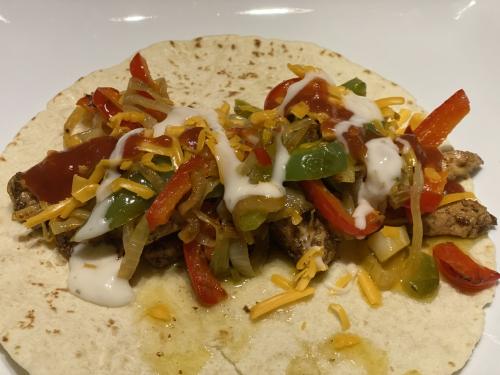 Fajitas au poulet | Photo de Mireille