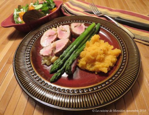 Filet de porc farci, poire et fromage + de Messidor | Photo de Messidor