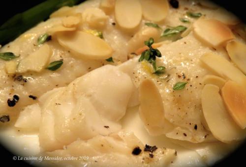 Filets de doré amandine, beurre au thym citronné de Messidor | Photo de Messidor