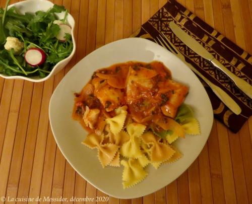 Filets de morue pochés, sauce tomate à l'orange + de Messidor | Photo de Messidor