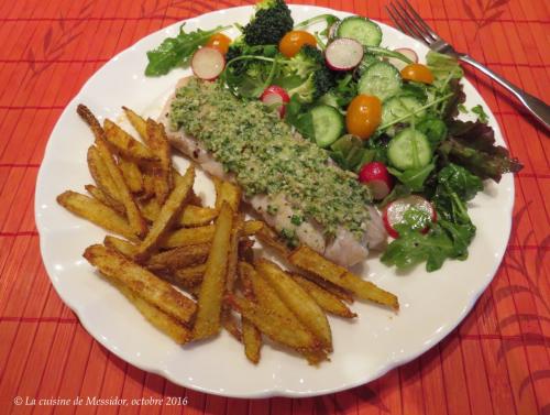 Filets de sébaste poêlé au pesto de roquette de Messidor | Photo de Messidor