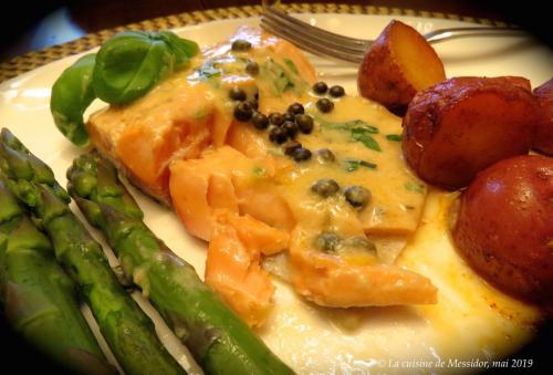 Filets de truite, sauce crémeuse câpres et citron + de Messidor | Photo de Messidor