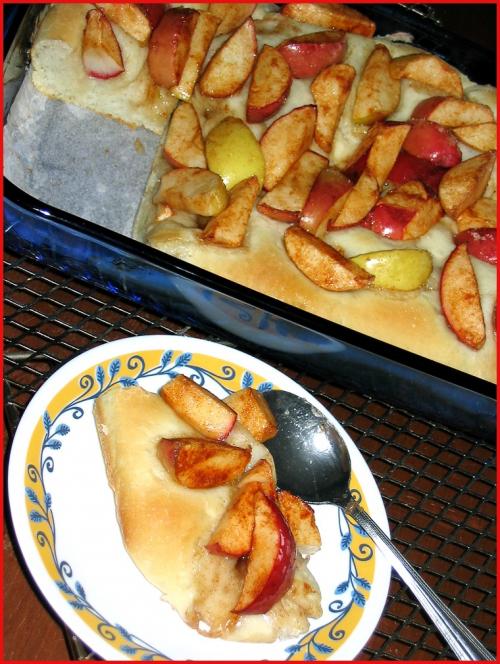 Focaccia aux pommes au robot boulanger de Selene | Photo de Selene