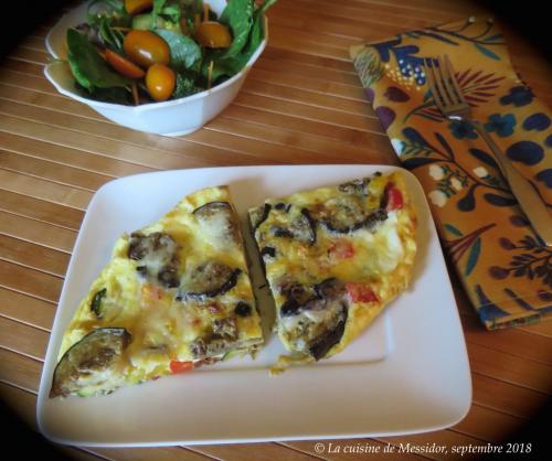 Frittata aux légumes grillés de Messidor | Photo de Messidor