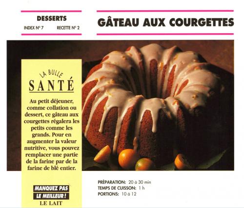 Gâteau aux courgettes de Bon Appétit | Photo de PassionRecettes