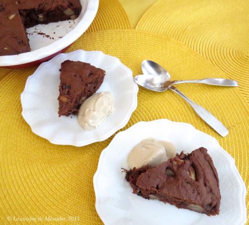 Gâteau choco/ricotta à la poire de Messidor | Photo de Messidor