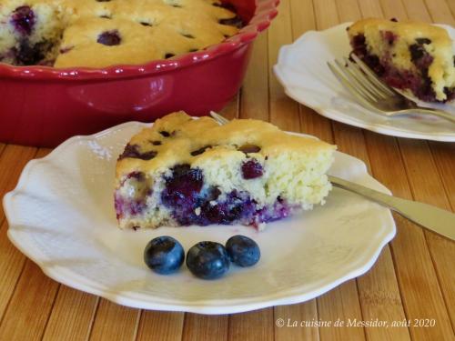 Gâteau léger aux bleuets + de Messidor | Photo de Messidor