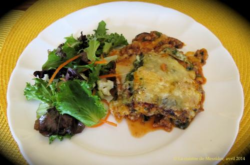 Lasagne au veau et aux légumes grillés de Messidor | Photo de Messidor