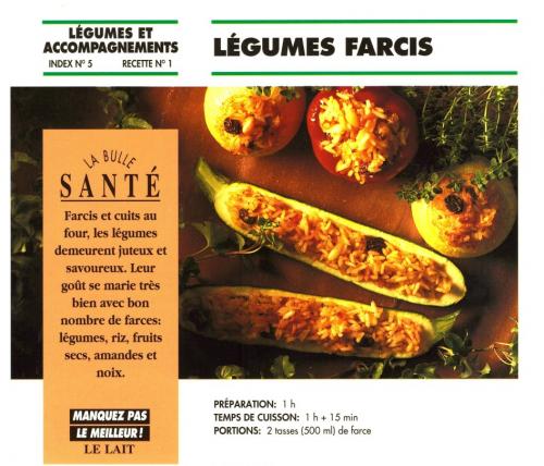 Légumes farcis de Bon Appétit | Photo de PassionRecettes