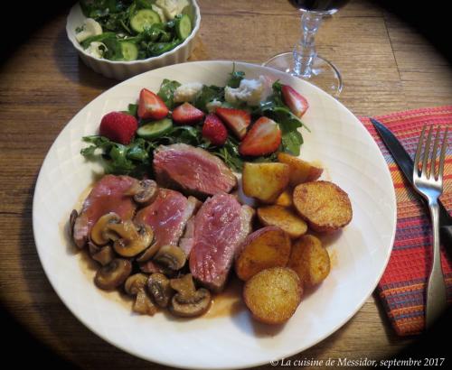 Magret de canard grillé, prise trois + de Messidor | Photo de Messidor