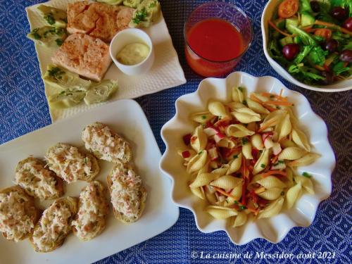 Menu de repas froid pour jour torride, 6/8/21 de Messidor | Photo de Messidor