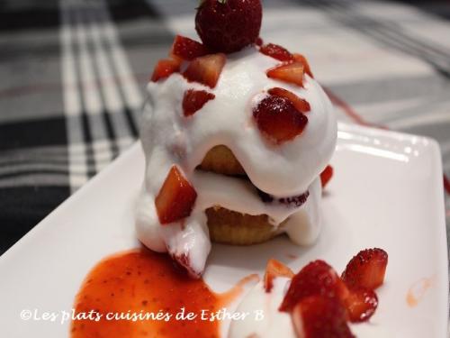 Mini shortcakes aux fraises de Esther B | Photo de Estherb